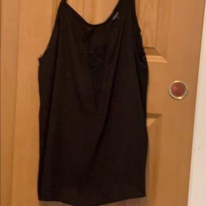 Lace v in front and sides